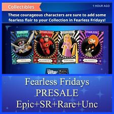 FEARLESS FRIDAYS PRESALE-5 WEEKS/80 CARD SET-EPIC+SR+R+U-TOPPS DISNEY COLLECT picture