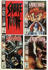 Sabretooth 1-4 Complete Mini-Series Lot 1993 Mark Texeira art Wolverine picture