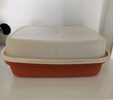 Vintage Tupperware Large Season Serve Marinade Container 1294-5 Paprika with Lid picture