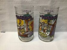 Vintage 1991 The Flinstones Hardee's Collector Series Glasses The First 30 Years picture