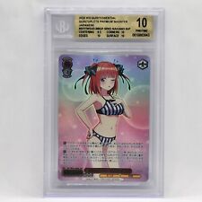 Weiss Schwarz Nino Nakano IGP BGS Pristine 10 Quintessential Quintuplets JP picture