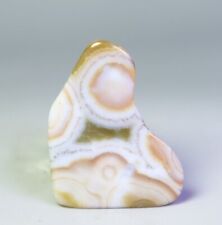 Amazing Natural Ocean Jasper Agate Eye Quartz Crystal Round Pendant Reiki Stone picture