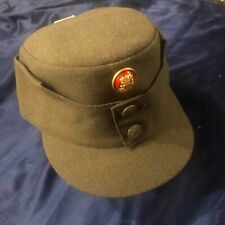 Genuine Finnish army M 65 field cap manufactured by VPK with Red Officer Cockade picture