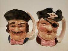 2 Pirate Character Head Mugs  picture