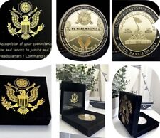 NEW USMC U.S. Marine Corps Semper Fidelis  Paris Island Challenge Coin. USMC picture