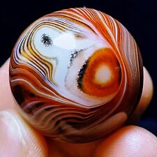 TOP 55G Natural Polished Silk Banded Agate Sphere ball Crystal Madagascar  L1349 picture