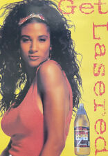 Laser Beer Poster Pretty Girl  Vintage Poster ‘90s  Size 19”x26” picture