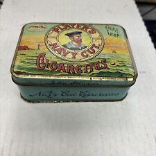 Vintage John Player's Navy Cut Hand Made Cigarettes Tin Collectible picture