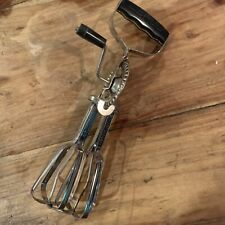 Vintage  Egg Beater Hand Mixer Turner Seymour Co. Stainless Steel USA picture