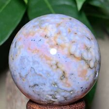 107g Rare Natural Ocean Jasper Sphere Quartz Crystal Ball Reiki Stone picture