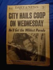 New York Daily News May 18 1963 CITY HAILS COOP ON WEDNESDAY Astronaut Cooper  picture