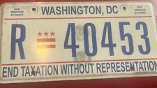 Washington DC License Plate R 40453 / Crafts / Collect / Specialty / Expired picture