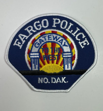 Fargo Police North Dakota ND Gateway to the West Patch O2A picture