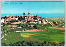 c1980s Malta General View Mdina Continental Postcard picture
