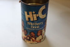 Vintage Paper Label Advertising 46 Oz. Tin Ca Original HI-C Wild Berry Drink - 1 picture