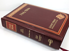 1976🚨Holy Bible KJV The QUIET HOUR Giant Print Reference Edition Thomas Nelson picture