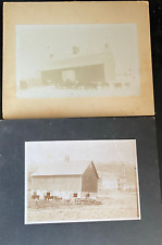Antique Early 1910s-1930s Photographs Farm Barn Cows Herd Farming Photo 5x7
