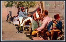 Postcard 123. A Turkish Barber Shopconstantinople. Turkey   C74 picture