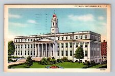 East Orange NJ-New Jersey, City Hall, Vintage Postcard picture