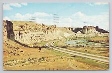 Postcard Green River Palisades Wyoming 1979 picture
