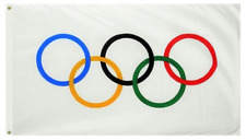 Olympic Games 3x5 Feet Flag Olympic Rings International Banner Printed Flag picture