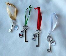 SILVER SANTA'S MAGIC KEY - for houses without a Chimney - Hand Made picture