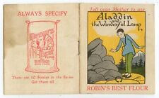 c1915 Salina Kansas Robin's Best Flour - Aladdin & Wonderful Lamp children bklt picture