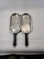 Vintage Miracle Maid Cookware Cast Aluminum Hinged Folding Omelet Fish Pan  Os97 picture