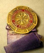 41st International Assoc.of Fire Engineers Convention Badge New York, Sept.,1913 picture