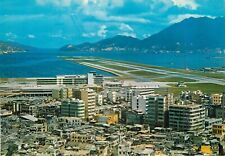 c1970s Kai Tak Airport, Hong Kong, China Postcard picture