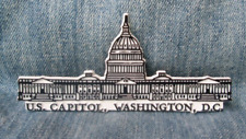 U.S. Capitol Washington D.C. Vintage Rubber Magnet Souvenir Refrigerator NL1 picture