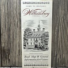 Vintage Williamsburg VA Virginia's Historic Triangle James City County Brochure picture