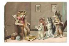 postcard tucks humorous cats series 122 1912 (as is) picture