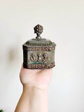 Antique Late 18th Century Georgian Lead Tobacco Box Jar Caddy picture