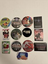 Vintage Lot of 13 Movie And Video Game Promo Pin Buttons Promotional Y2K picture