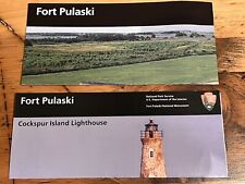 2 Fort Pulaski National Monument Brochures NPS  Cockspur Island Lighthouse picture