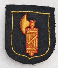 ITALIAN WW 2 ORIGINAL 29th GRENADIER DIVISION FOREIGN VOLUNTEER ARM SHIELD PATCH picture