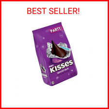 HERSHEY'S KISSES SPECIAL DARK Mildly Sweet Chocolate Candy Party Pack, 32.1 oz picture