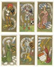 Stollwerck 1899 Group 123 Coats of Arms set of 6 cards VG picture