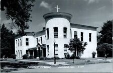 RPPC POSTCARD  MACON MISSOURI  CATHOLIC CHURCH  1954 picture