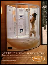 1998 J-Allure Jacuzzi Bath - Nude woman showering - Vintage Magazine Print Ad picture