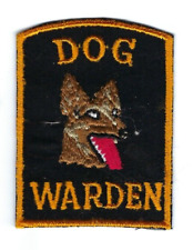*VINTAGE* Cleveland OH Ohio Police DOG WARDEN patch - NEW *Cheesecloth* picture
