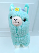 Lama Alpaca Plush Stuffed Animal Walgreens Cute Mint Green Flowers Fluffy Anime picture