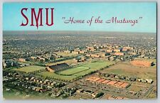 Postcard SMU - Home of the Mustangs - Dallas Texas 1964 - Sothern Methodist Uni picture