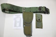 US Military Issue M12 M9 Universal Pistol Holster 9mm or 45acp 1911 with Belt E3 picture