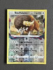 Pokémon Card Rare Square Cut Error Bouffalant 148/196 Reverse Holo Alignment Dot picture