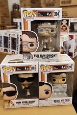 The Office Series 6 Funko Pop Complete Set (3) FUN RUN Michael, Dwight, & Andy picture
