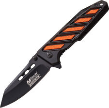 MTech Folding Knife Pocket Assisted Open A/O Black Orange EDC 8