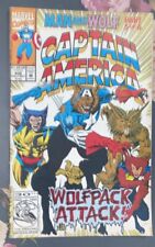 Captain America #406 Comic (Marvel 1992) Wolfpack Attack Man Wolf  picture
