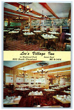 c1950's Lee's Village Inn South Cleveland Michigan MI Vintage Postcard picture